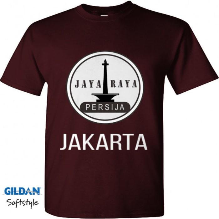 KAOS TSHIRT BAJU COMBED 30S DISTRO PERSIJA JAYA RAYA JAKMANIA JERSEY GROSIR -