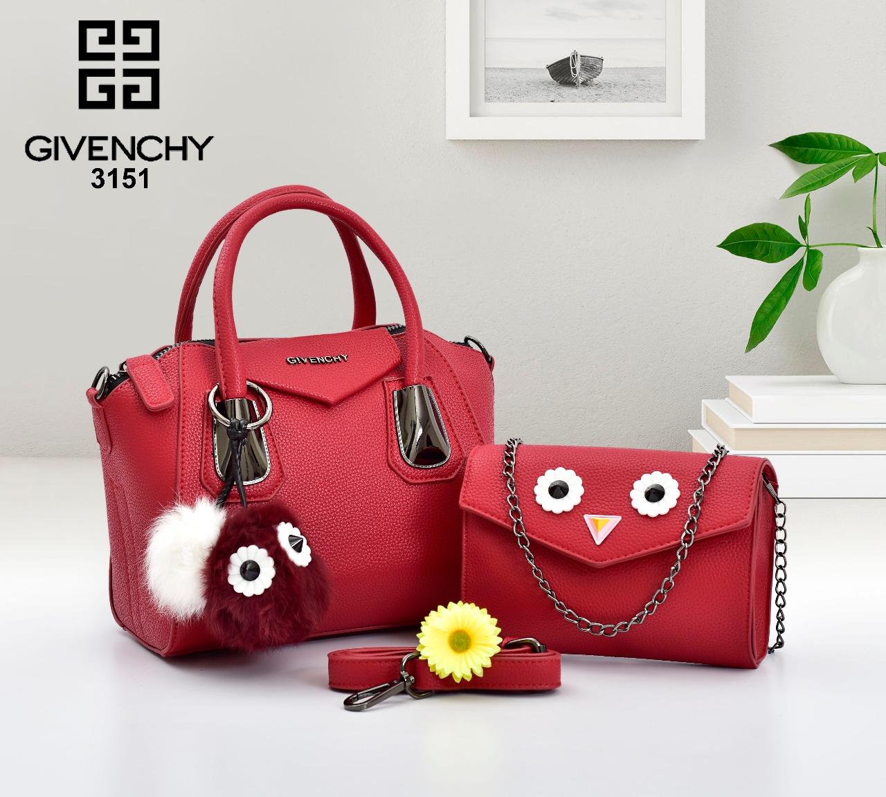 Tas Givenchy Antigona PomPom 3151-Monster Clutch