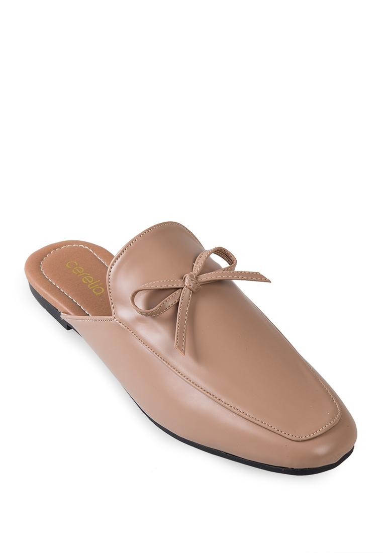 Cerelia Adelya Flat Mules Mocca