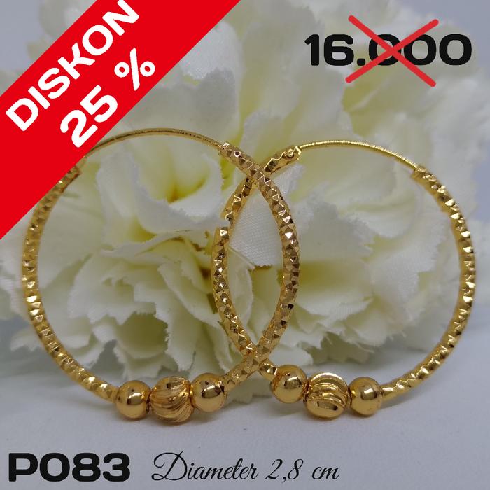 P083 Anting Gipsy Xuping - Perhiasan Lapis Emas 18K