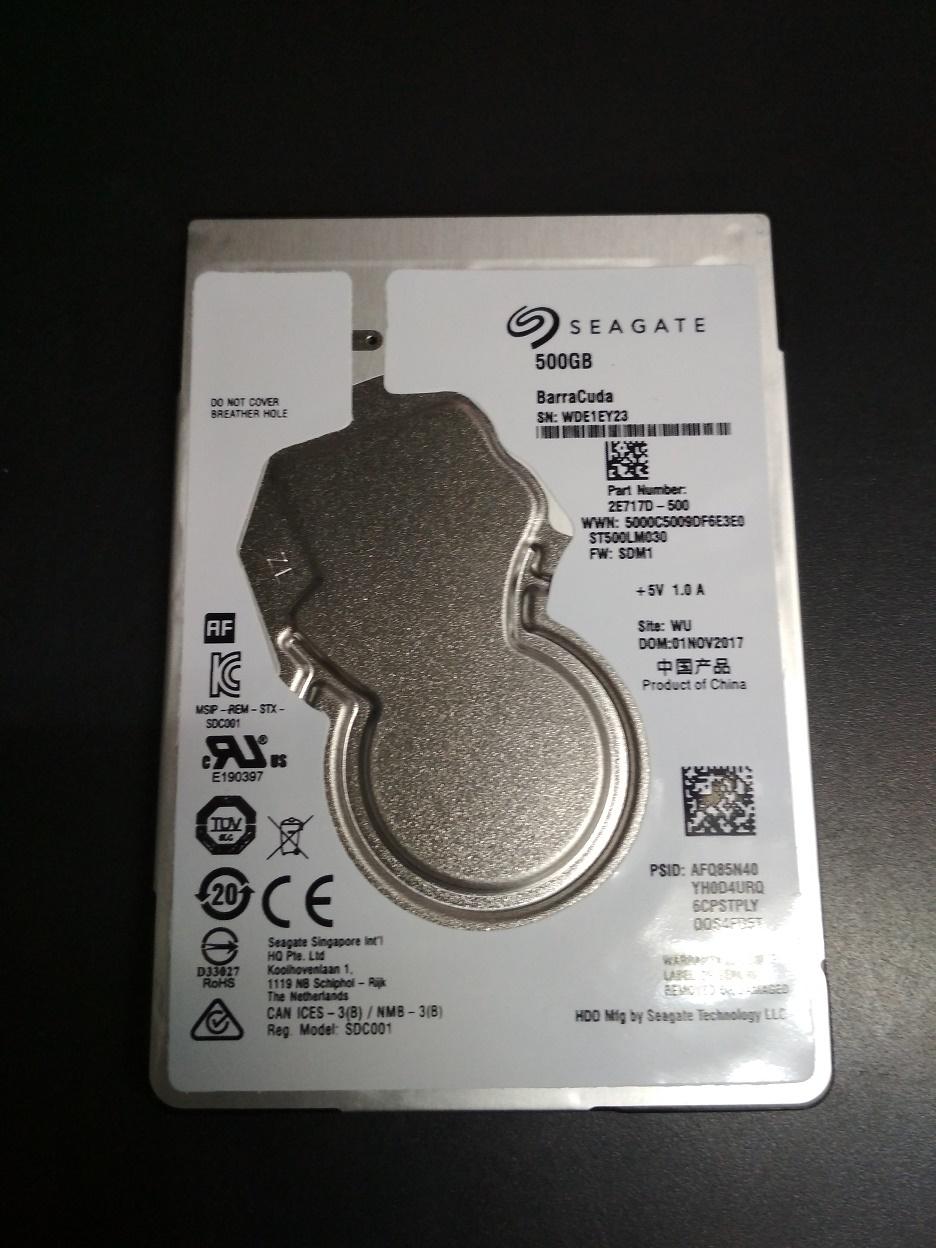 Seagate Laptop 500GB 2.5
