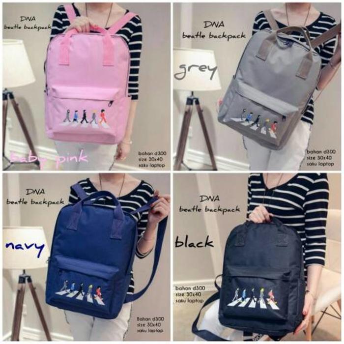turun harga tas ransel backpack DNA desain motif zebra cros