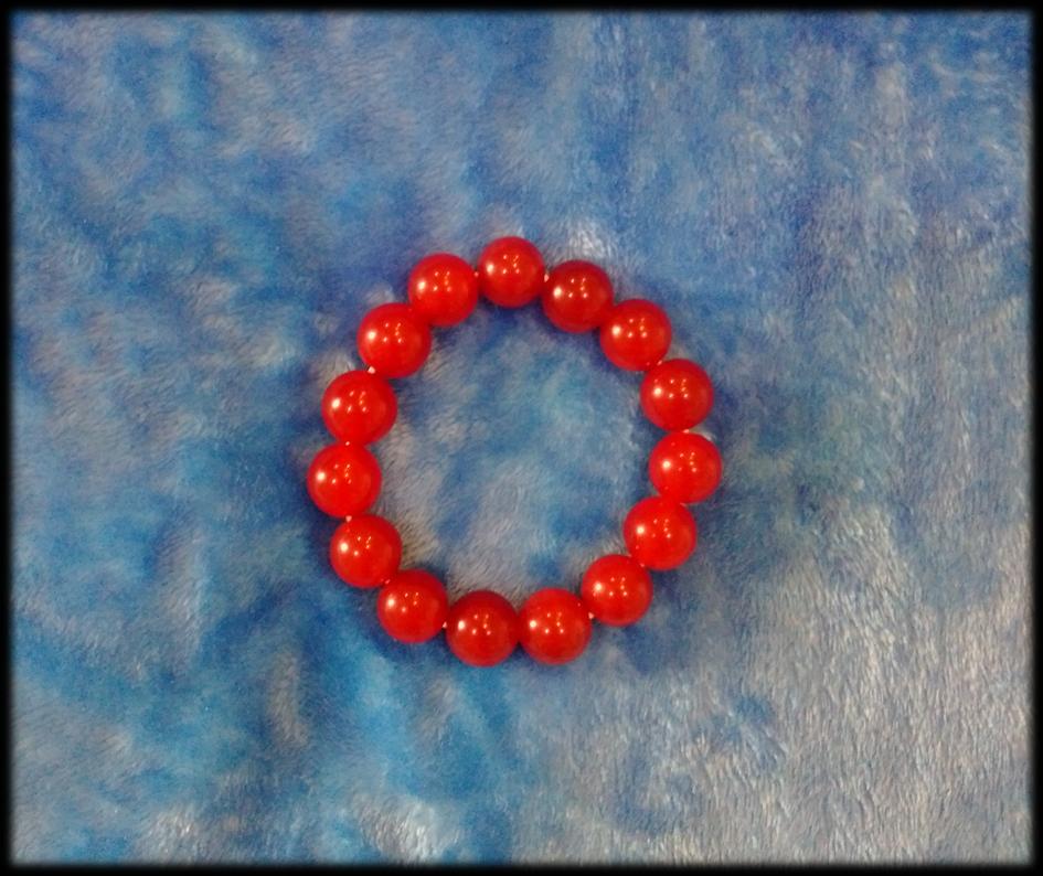 GELANG BATU GIOK ASLI MERAH