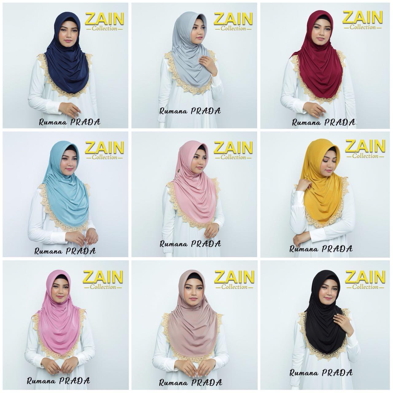MOOIE - Kerudung Bergo instan polos/ JILBAB INSTAN zain/ Bergo antem/ HIJAB / KERUDUNG INSTAN RUMANA PRADA