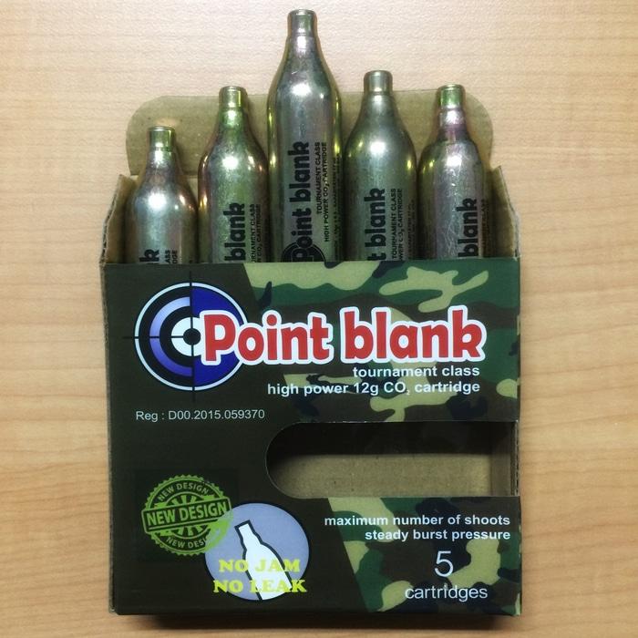 Gas CO2 Cartridge GOLD 12g by Point Blank ( BUKAN BEEMAN GAMO RCF ) - MrdxPs