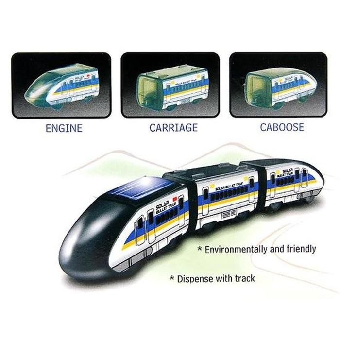 KERETA TENAGA MATAHRI / SOLAR BULLET TRAIN / EDUKASI MERAKIT MAINAN