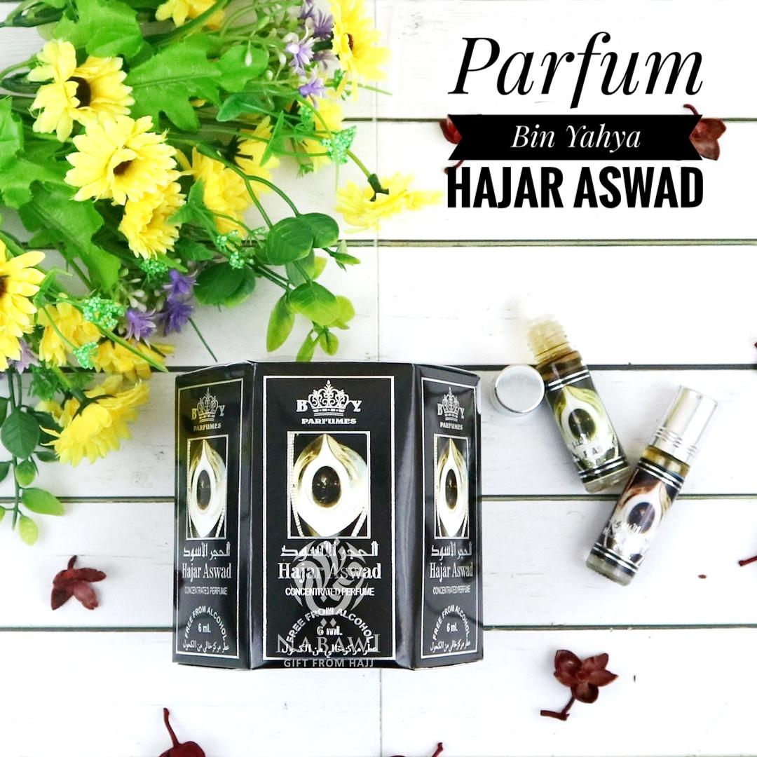 Parfum Minyak Wangi Non Alkohol Original Bin Yahya Hajar Aswad 6 Botol Oleh Oleh Haji dan Umroh