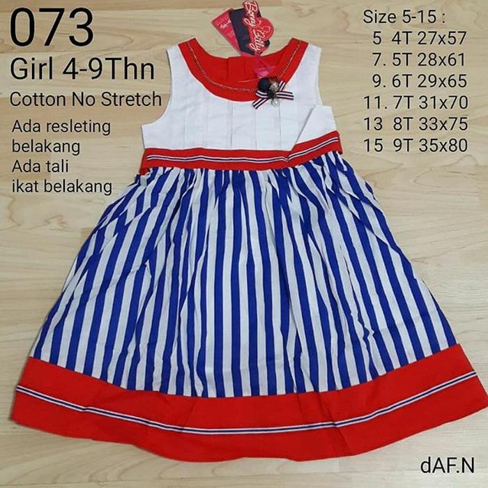 Dress korea import anak perempuan dress branded anak cewek 073