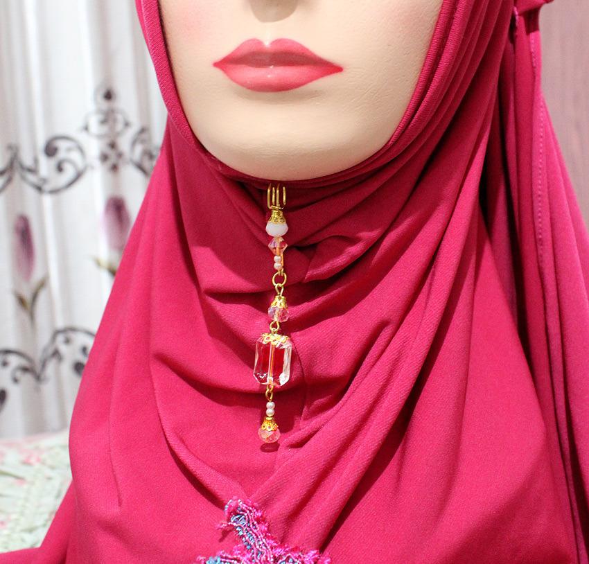 Nafiza - Bros Jurai Peniti Hijab Kristal Aira Shakira Putih