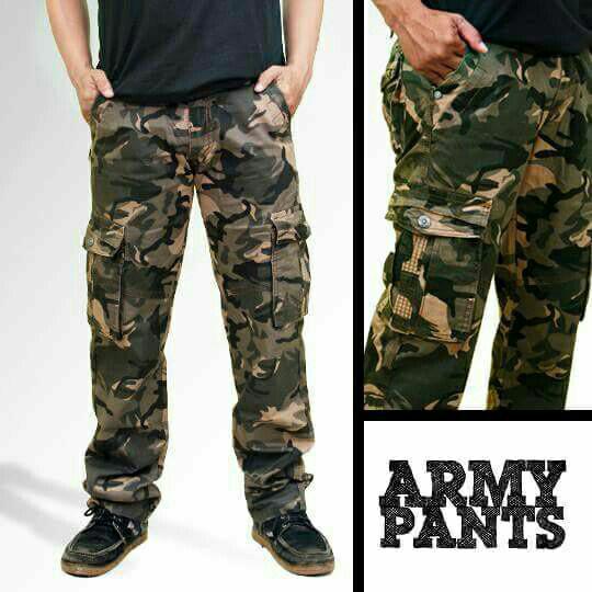 Celana Cargo Panjang Army