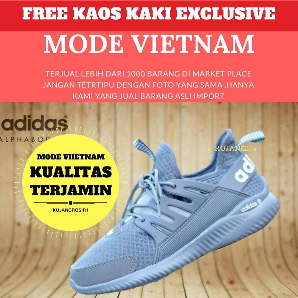 Jual SEPATU BRANDED ADIDAS SPORT JOGGING ASLI VIETNAM Fashion Pria