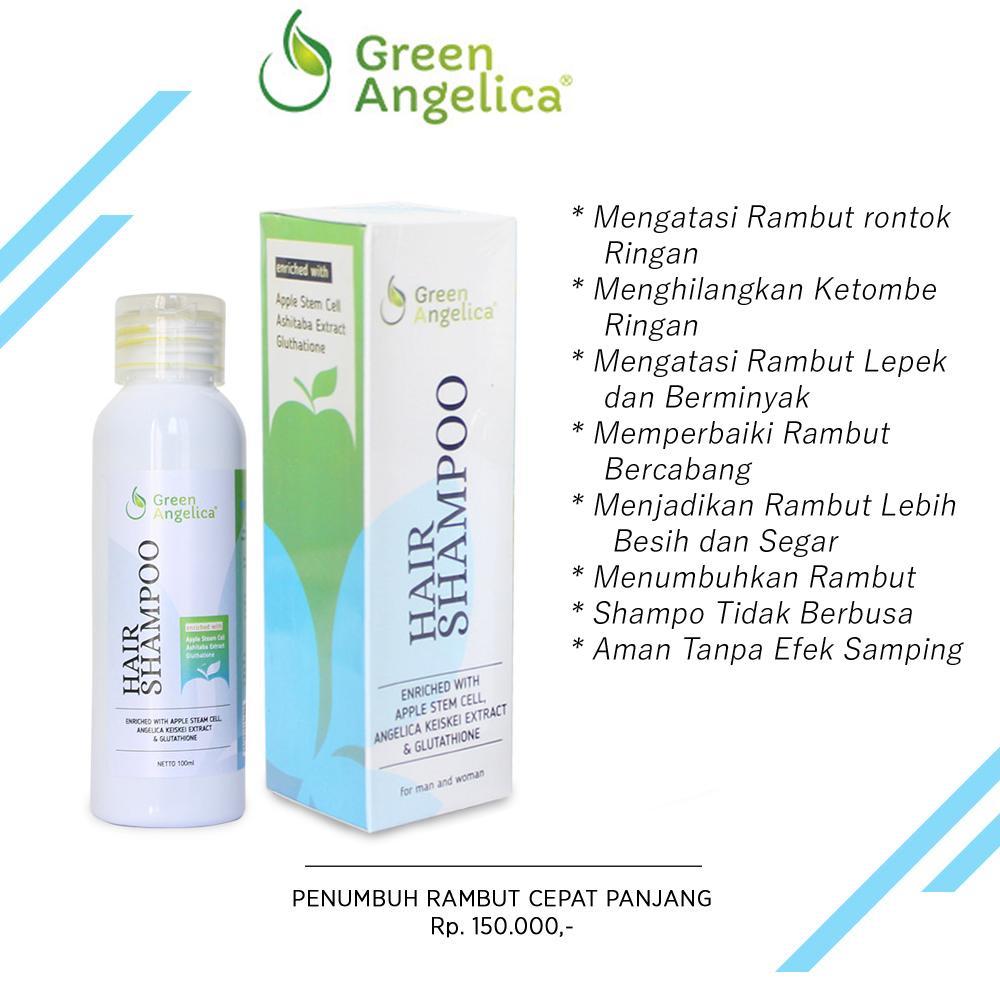 Shampo Penumbuh Rambut Cepat Herbal Alami Tanpa Efek Samping Green Angelica