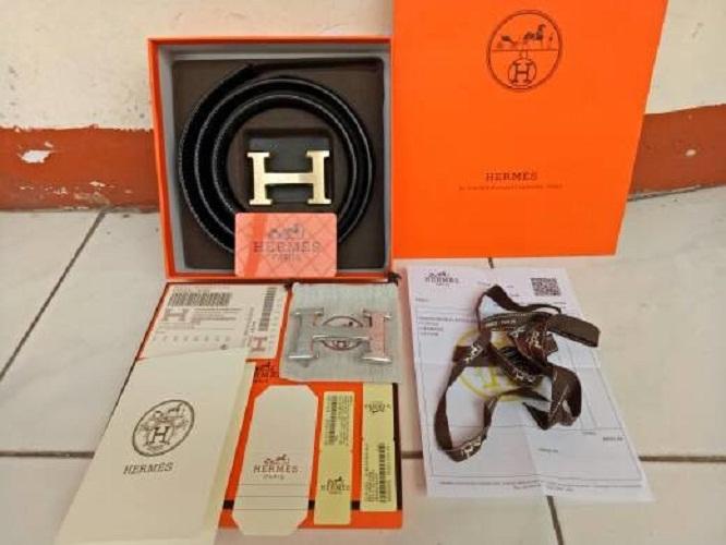 Gesper Ikat Pinggang Sabuk Belt Hermes Premium 100 % Mirror Original