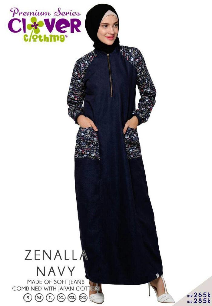 CLOVER CLOTHING GAMIS ZENALLA - DRESS SOFT JEANS CASUAL TRENDY BUSUI