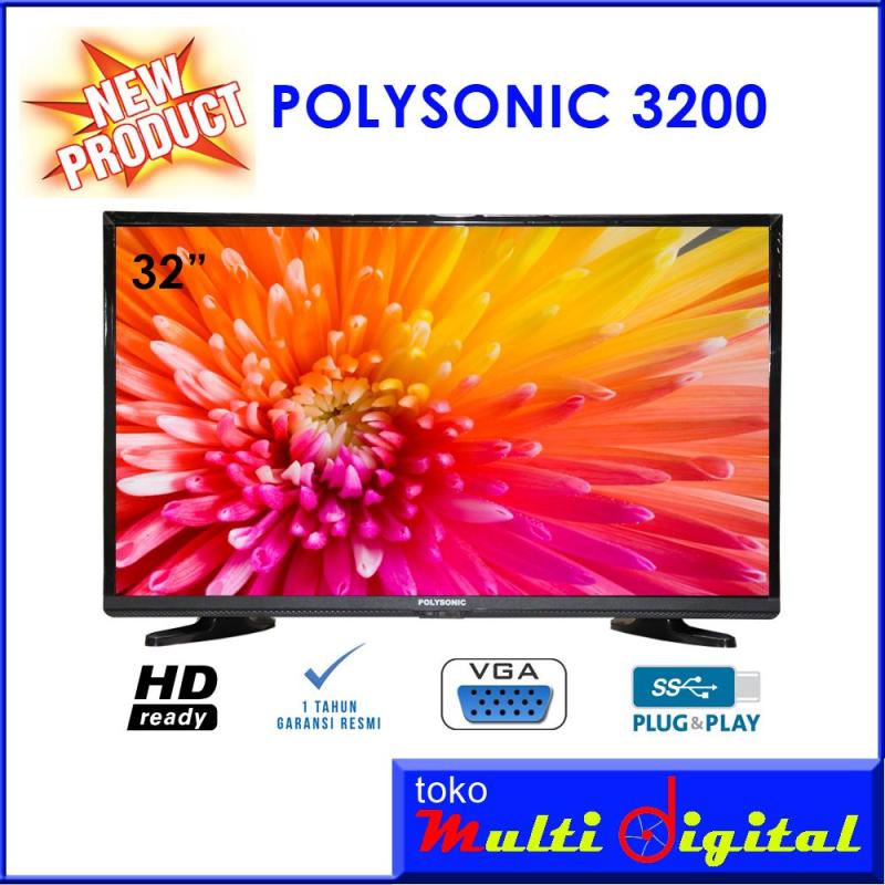 POLYSONIC LED TV 32 Inch - 3200 NEW PRODUK