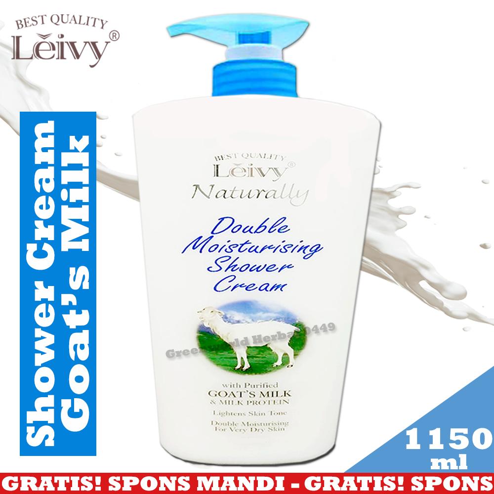 Leivy - Double Moist Shower Cream Goat 1150 ml - Sabun Susu Kambing