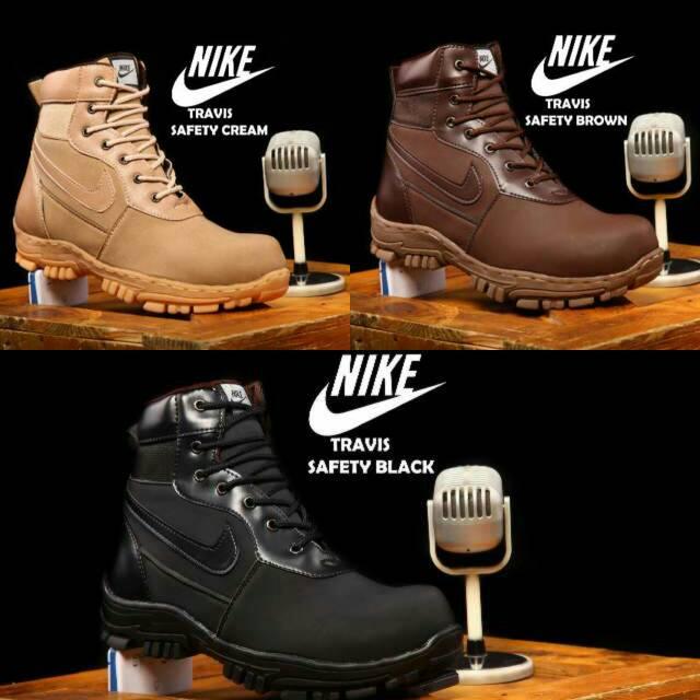 Jual Sepatu Nike Boots Safety Travis 3 Warna Boot Tracking Pria Fashion Pria