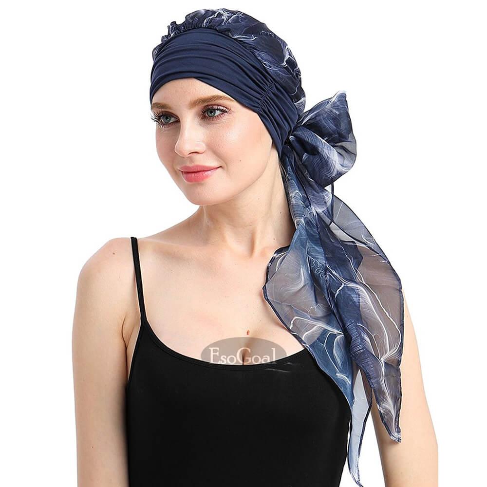 Cek Harga Baru Esogoal Women Indian Muslim Stretch Turban Hat Long