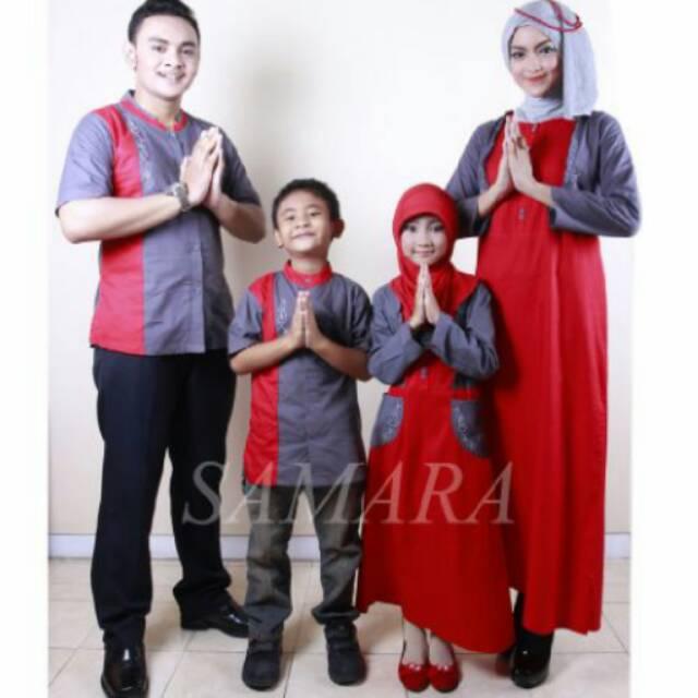 Sarimbit muslim seragam keluarga couple koko gamis ayah ibu dan anak baju termurah terbaru branded koko anak no 2,4,6