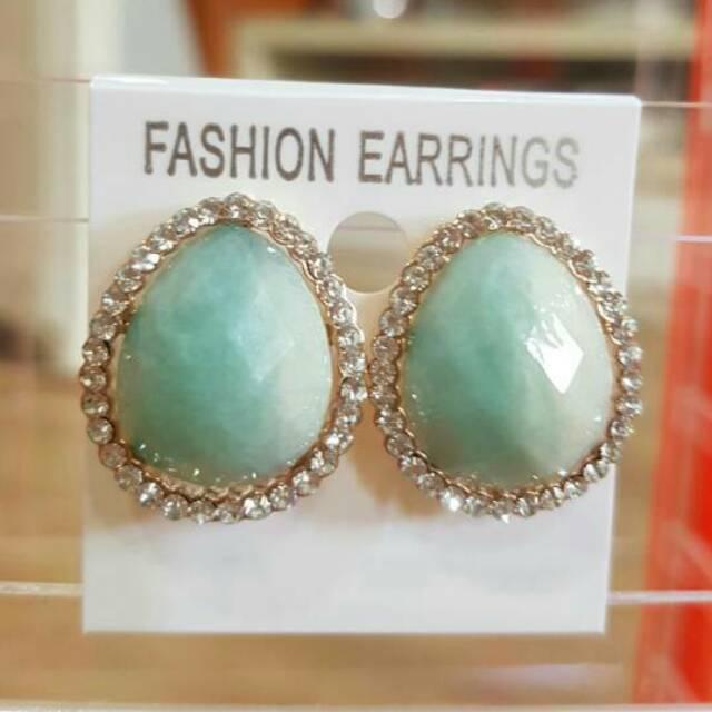 Anting Swarovski/Anting Titanium/Anting Jepit