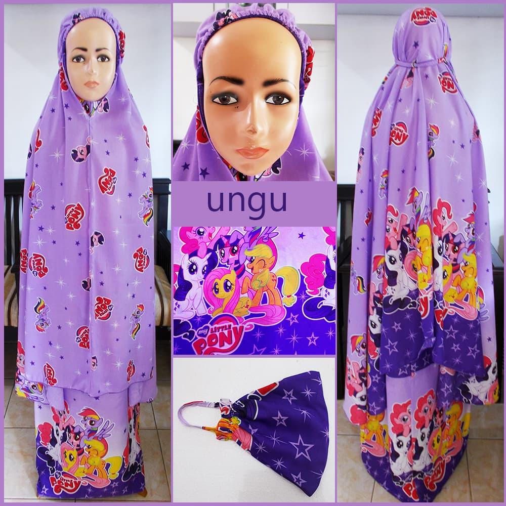 Mukena Bali Anak 4-5 th Motif LITTLE PONNY