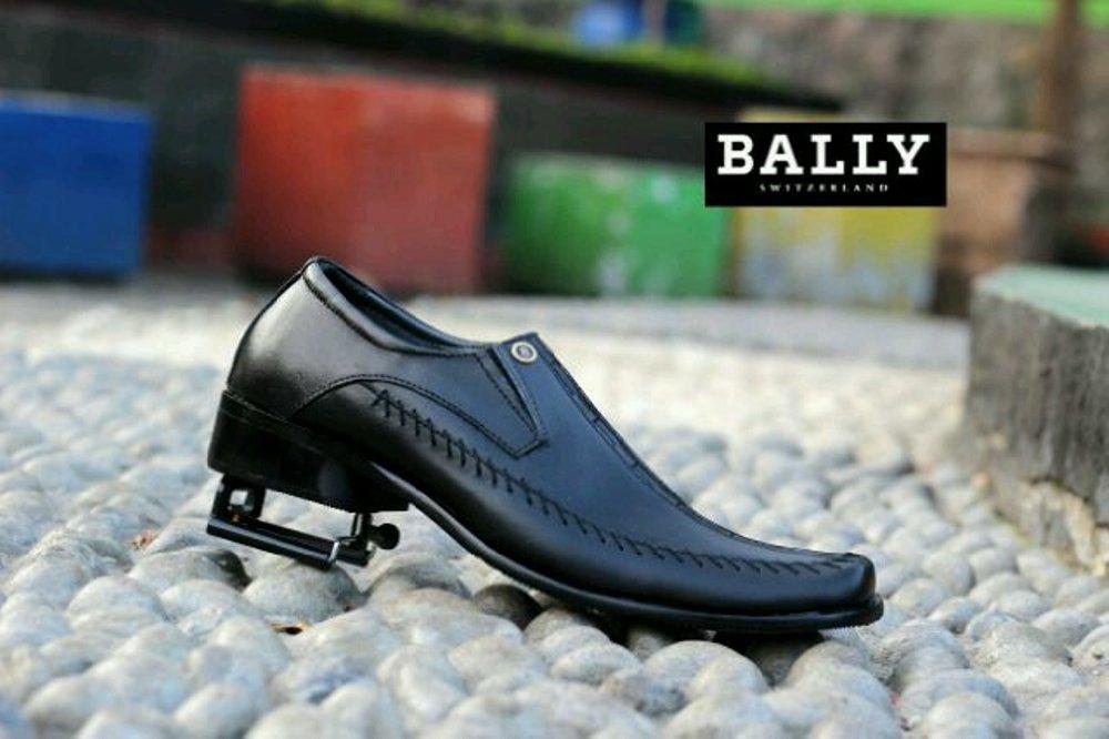 Promo BALLY pantofel hitam kilat - original kulit asli - sepatu formal pria Diskon