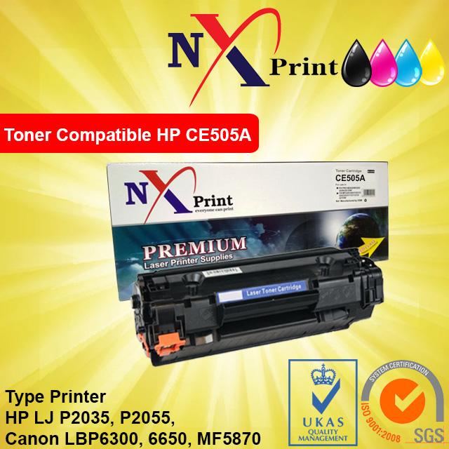 Toner Cartridge NXPrint HP CE505A. BERGARANSI