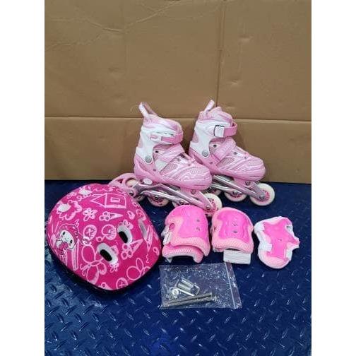 Fullset Helm+Dekker, Sepatu Roda Anak Murah Berkualitas