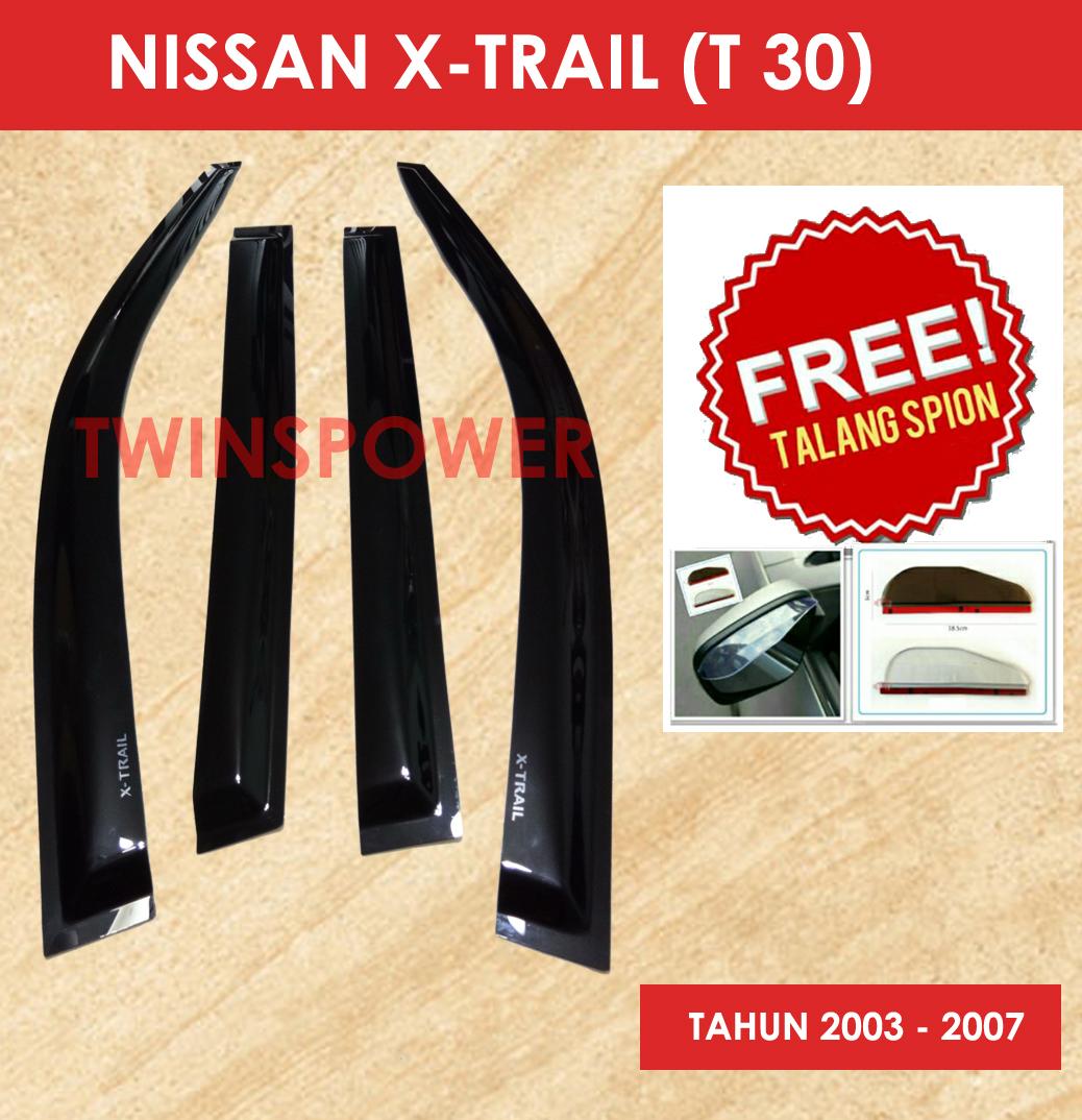 Talang Air Mobil Nissan Xtrail (T30) + FREE Talang Spion