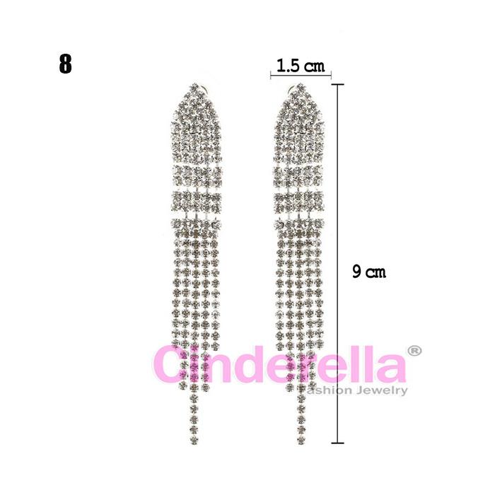 Anting Hijab Pesta Earrings Aksesoris Korea Cantik Wanita Murah Wanita