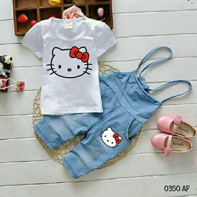 Kafis shop - Set Jumper Hello Kitty - Stelan Baju Anak