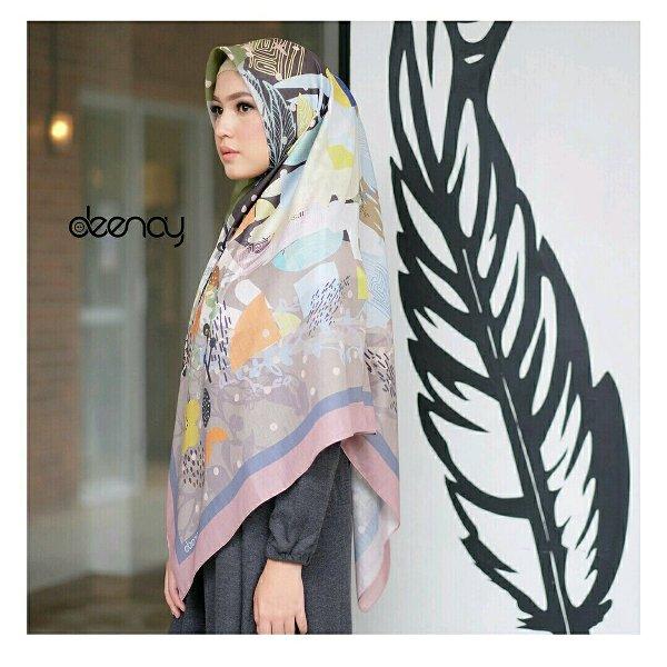 Deenay Elda Voal Printed Syari Scarf