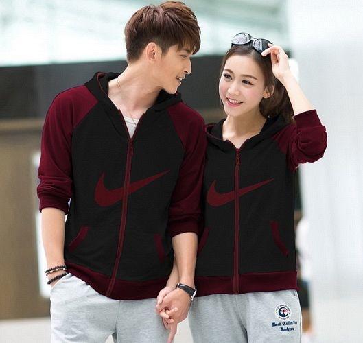 jaket / jacket couple murah nike maroon