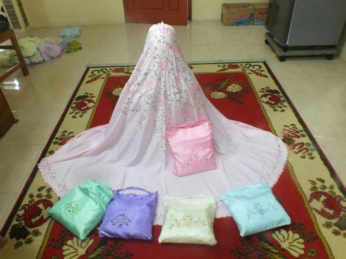 JUAL mukena-mukena bordir babyslik rambat
