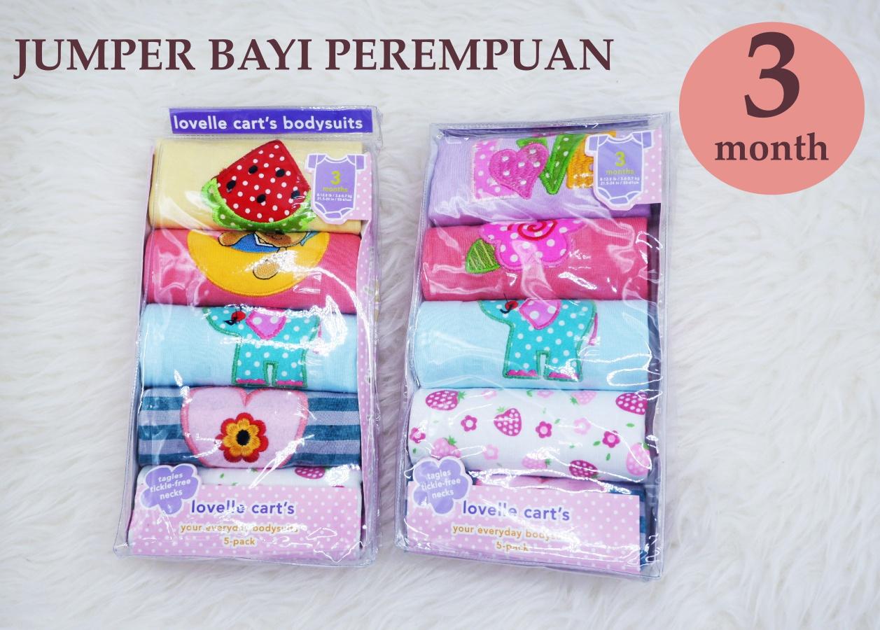 Mesh Lovelle Cart's BodySuits - Jumper Bayi Peremuan Baby Girl By Carter Tangan Pendek - 1