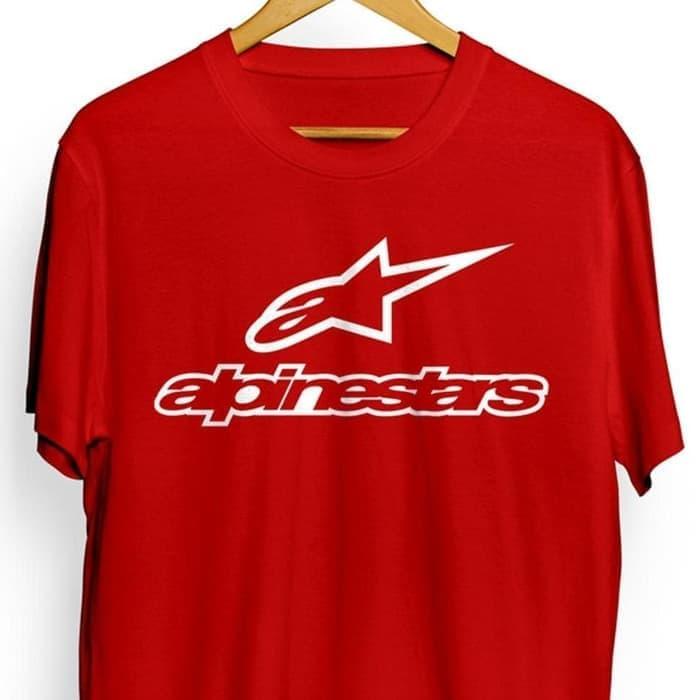 Kaos Baju Combed 30S Distro Alpinestars Sepeda Bike