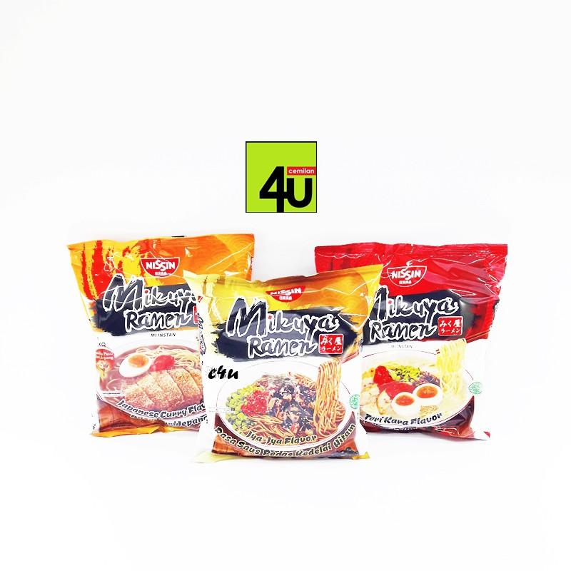 Nissin Mikuya Ramen - Curry Jepang- Tori Kara- Jya Jya - 120G