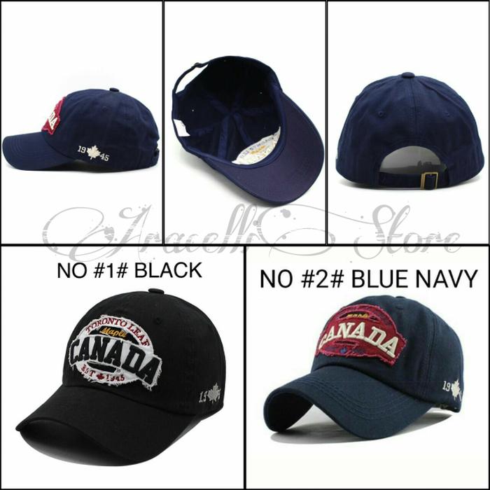 Topi Baseball Caps Import Murah / Topi Canada 1945 Casual Pria Fashion Terlaris di Lazada
