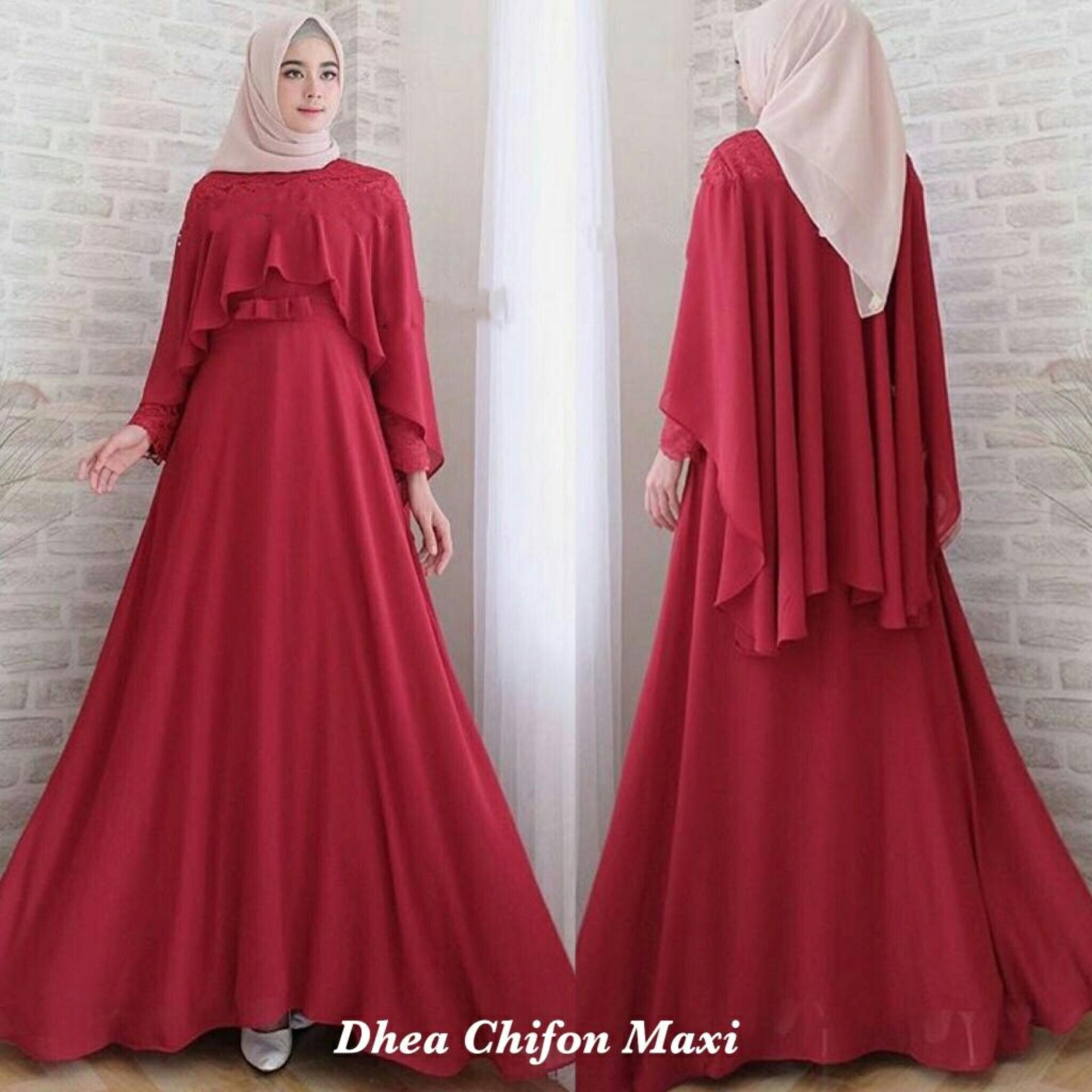 ALL FREE SHOP - Pakaian Muslimah Wanita Fashionble wanita - gamis syari - Dhea Ananda Sifon