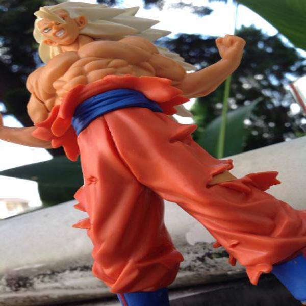 Action figure muscle super saiyan form son go kou miniatur mainan hobby loose toy ter murah best deal miniatur