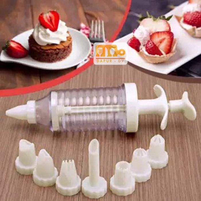 Cake Decoration 8 In 1 Set / alat hias kue tart ulang tahun / food maker / penghias cookies / penghias kue kering