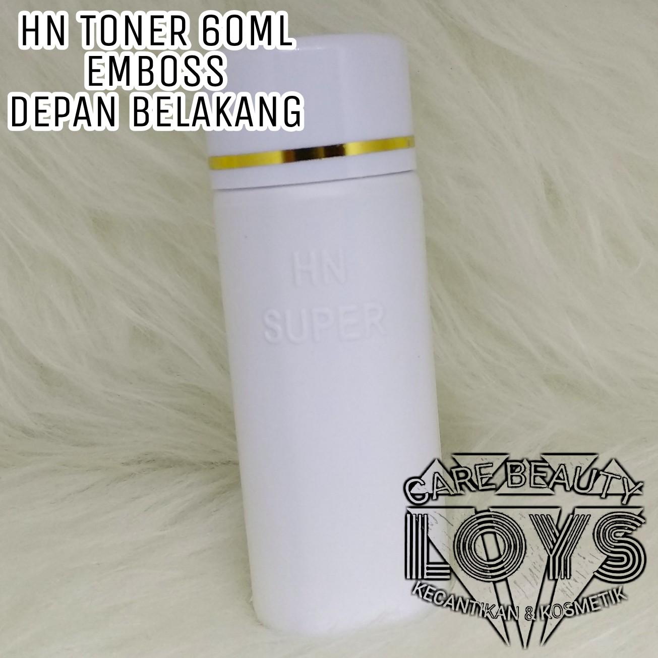 HN - HN TONER 60ML ORIGINAL EMBOSS DEPAN BELAKANG WARNA TEH - BESAR