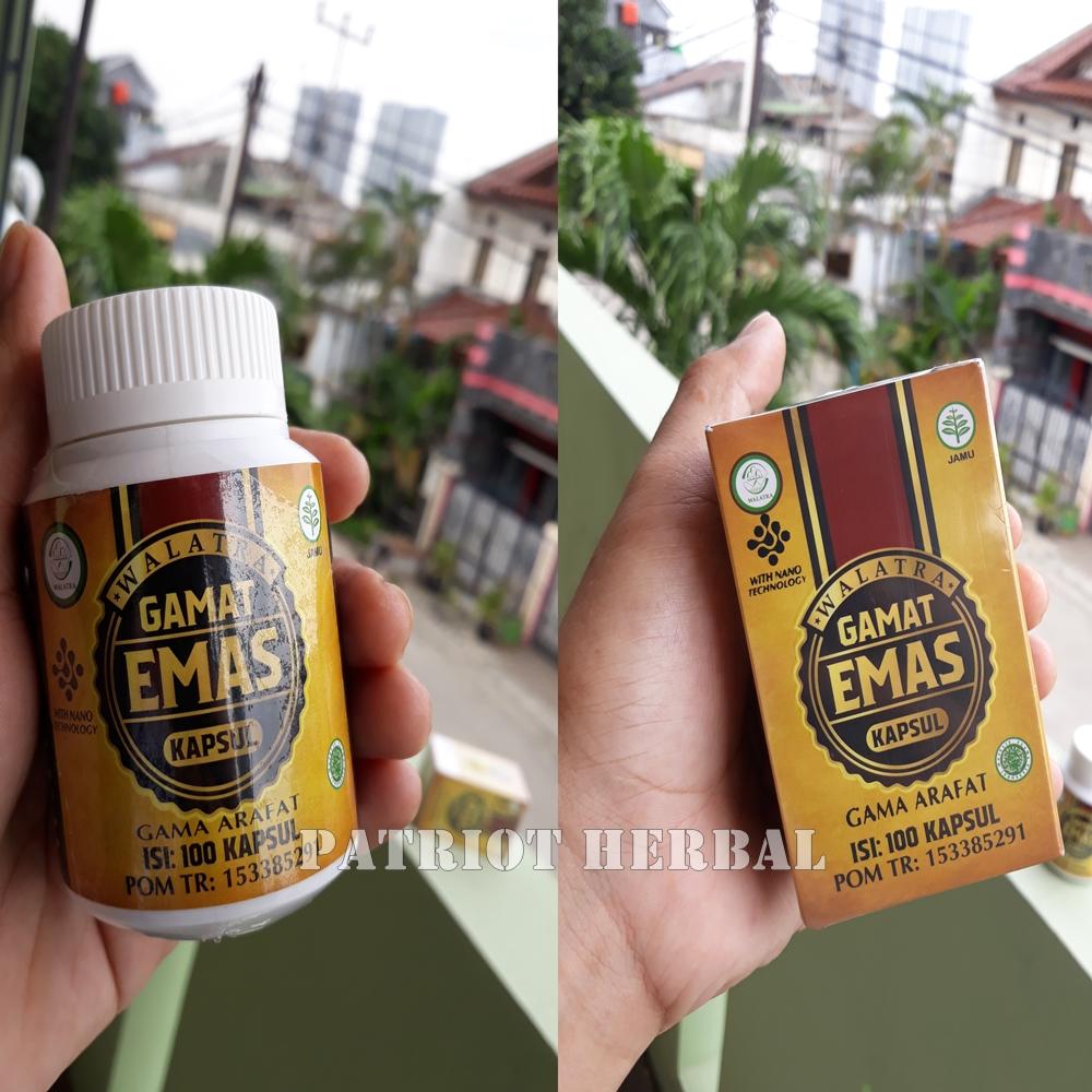 Walatra Gamat Emas Kapsul Asli Original - Produk Unggul Berkualitas - Patriot Herbal Bekasi