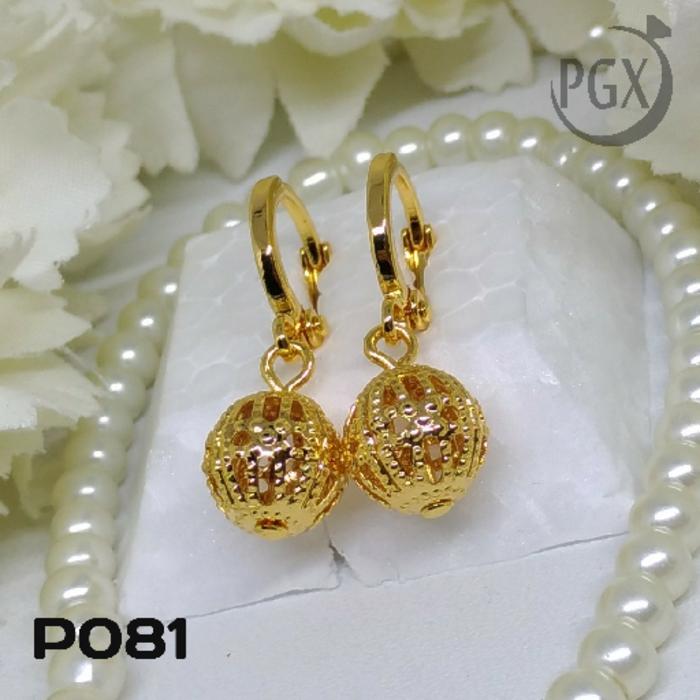 P081 Anting Xuping - Perhiasan Lapis Emas 18K
