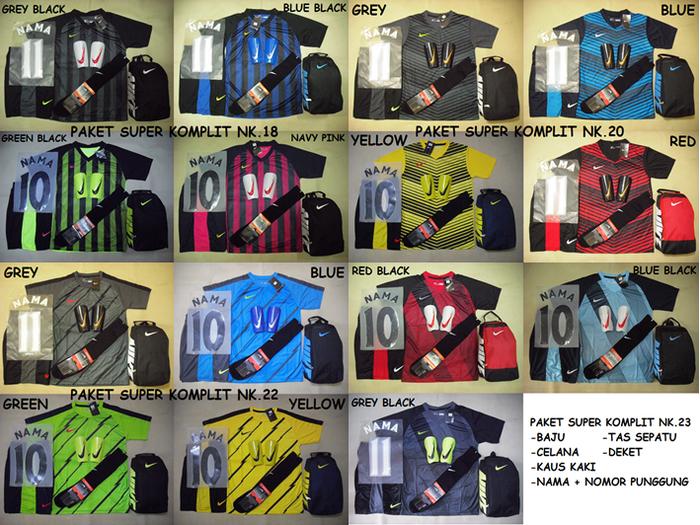 PAKET 5 in 1 BAJU FUTSAL / BOLA MURAH (BISA UNTUK KAOS TIM) NIKE MIX