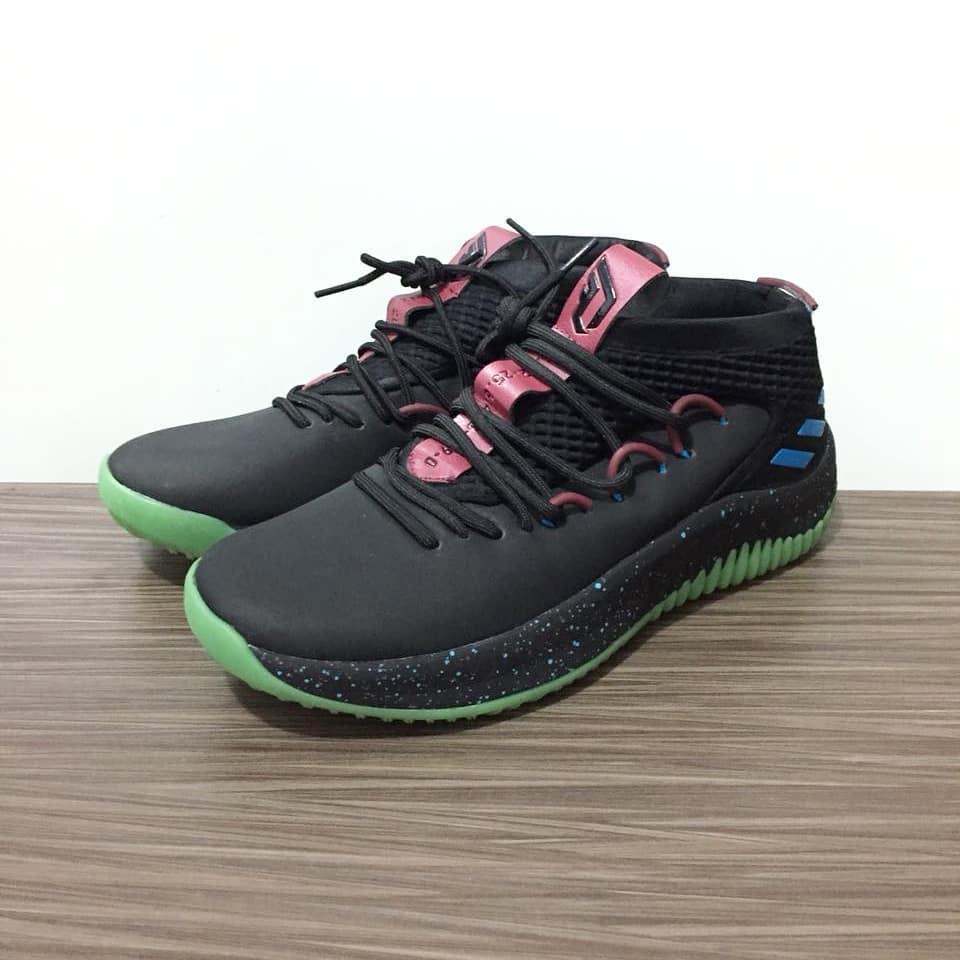 SEPATU BASKET PRIA !!! DAME 4 GLOW IN THE DARK + BOX ORIGINAL