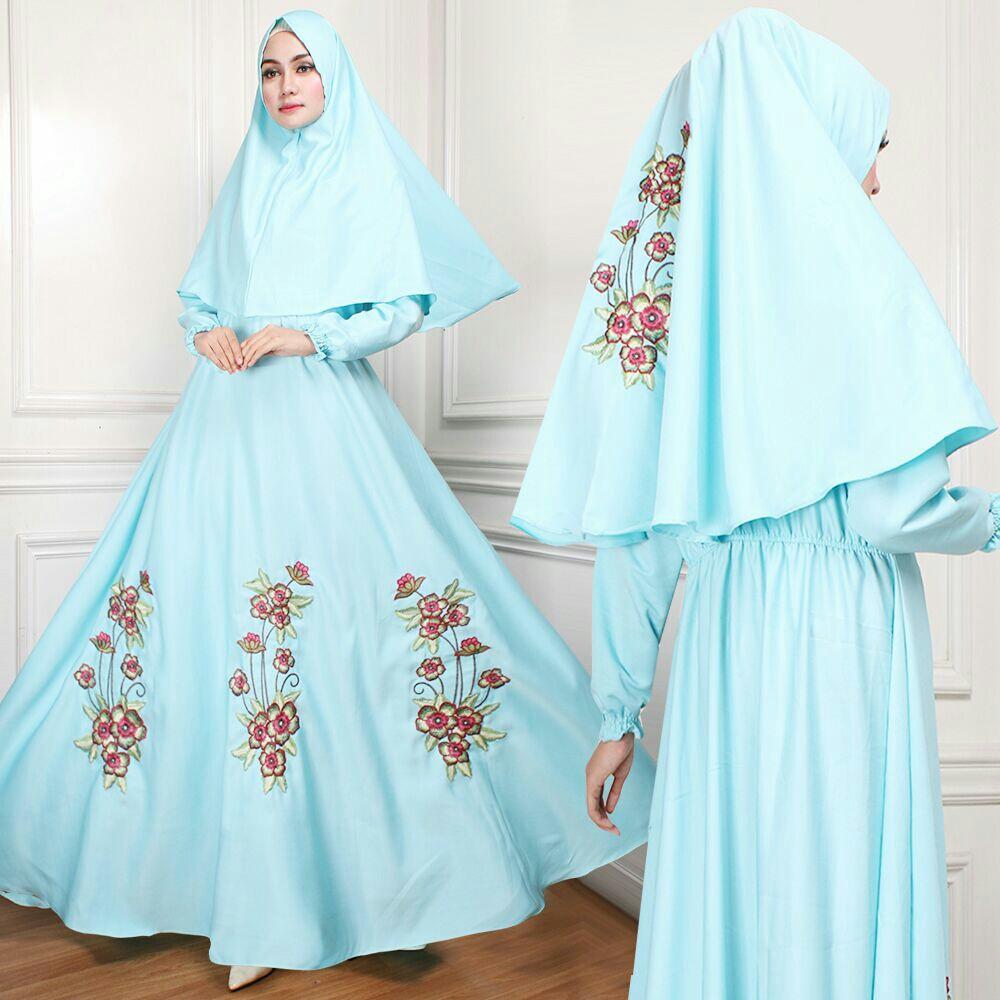 Jakarta Couple - Syari'i Alisa /Syari Maxi Cantik /Baju Gamis Muslim/ Gamis Mutiara / Gamis Murah / Atasan Muslim Wanita / Pakaian Baju Muslim