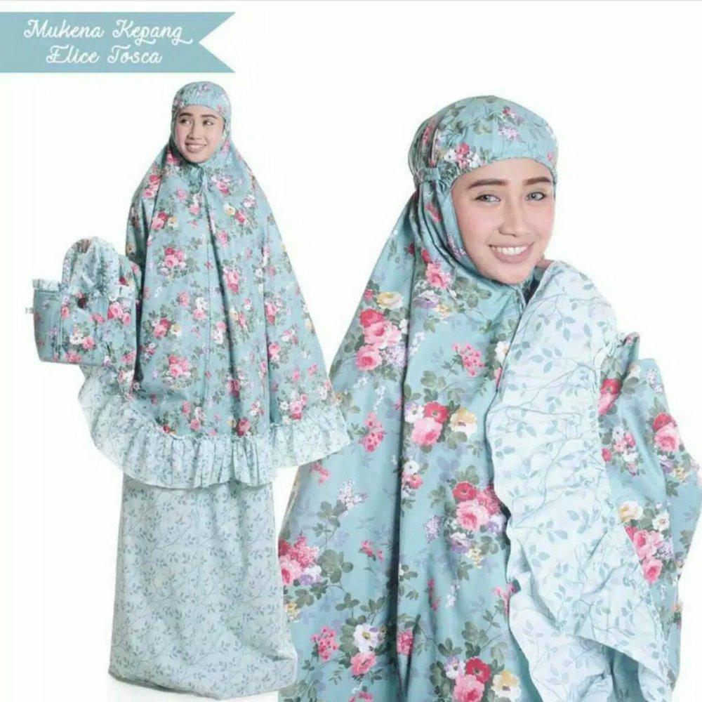 Termurah Mukena Katun Jepang Elice Tosca