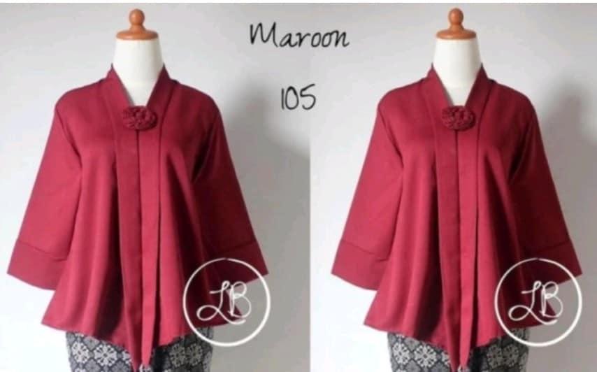 kebaya modern floy kartini / wisuda /baju batik wanita / atasan wanita
