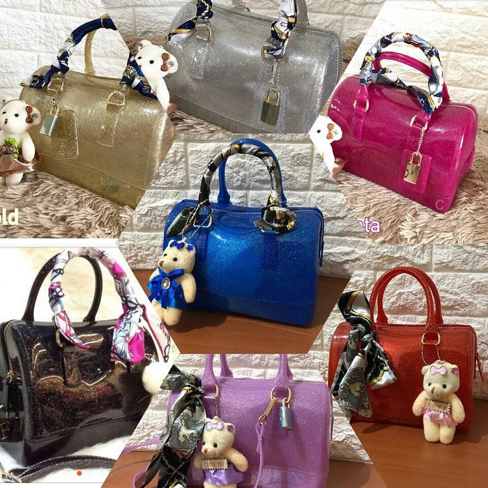 SALE BIGSALE Furla Candy 66662 Gliter Plat Tas Furla Jelly Tas Glitter - MGZRA2